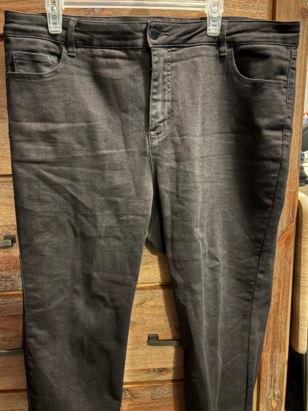 Laura Plus Black Slim Cut Jeans Size 18